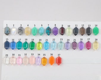 スモーキークォーツ カイトジェムストーン ペア、13 x 11 mm トップ