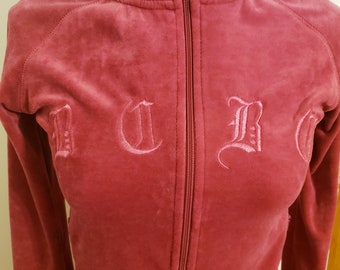 VTG Y2K 2000s BCBG Velour Track Jacket Hot Pink - Etsy