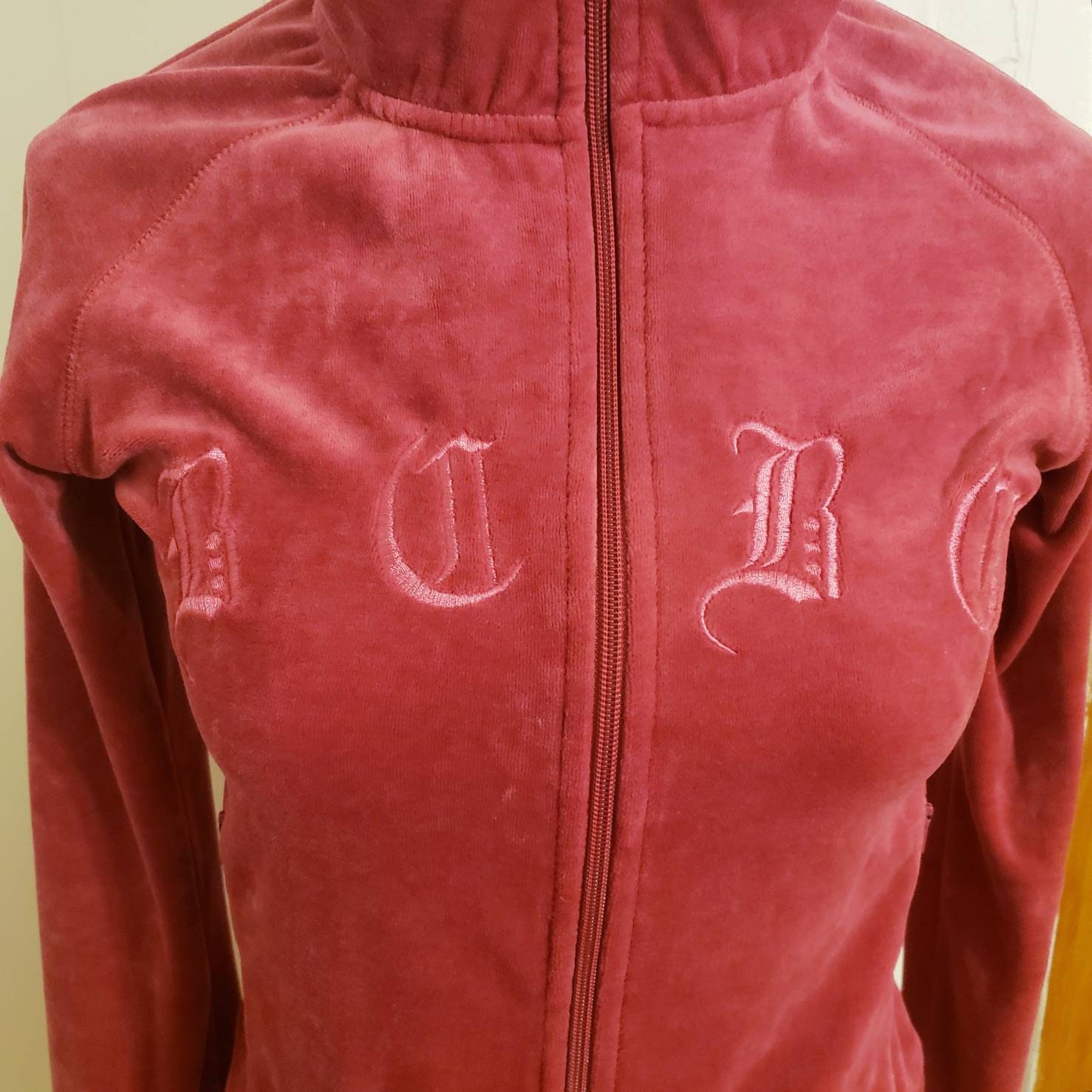 トップス 90s 00s normcore velour jersey jacket VELOUR TRACKS - Sugarfreeshops.com