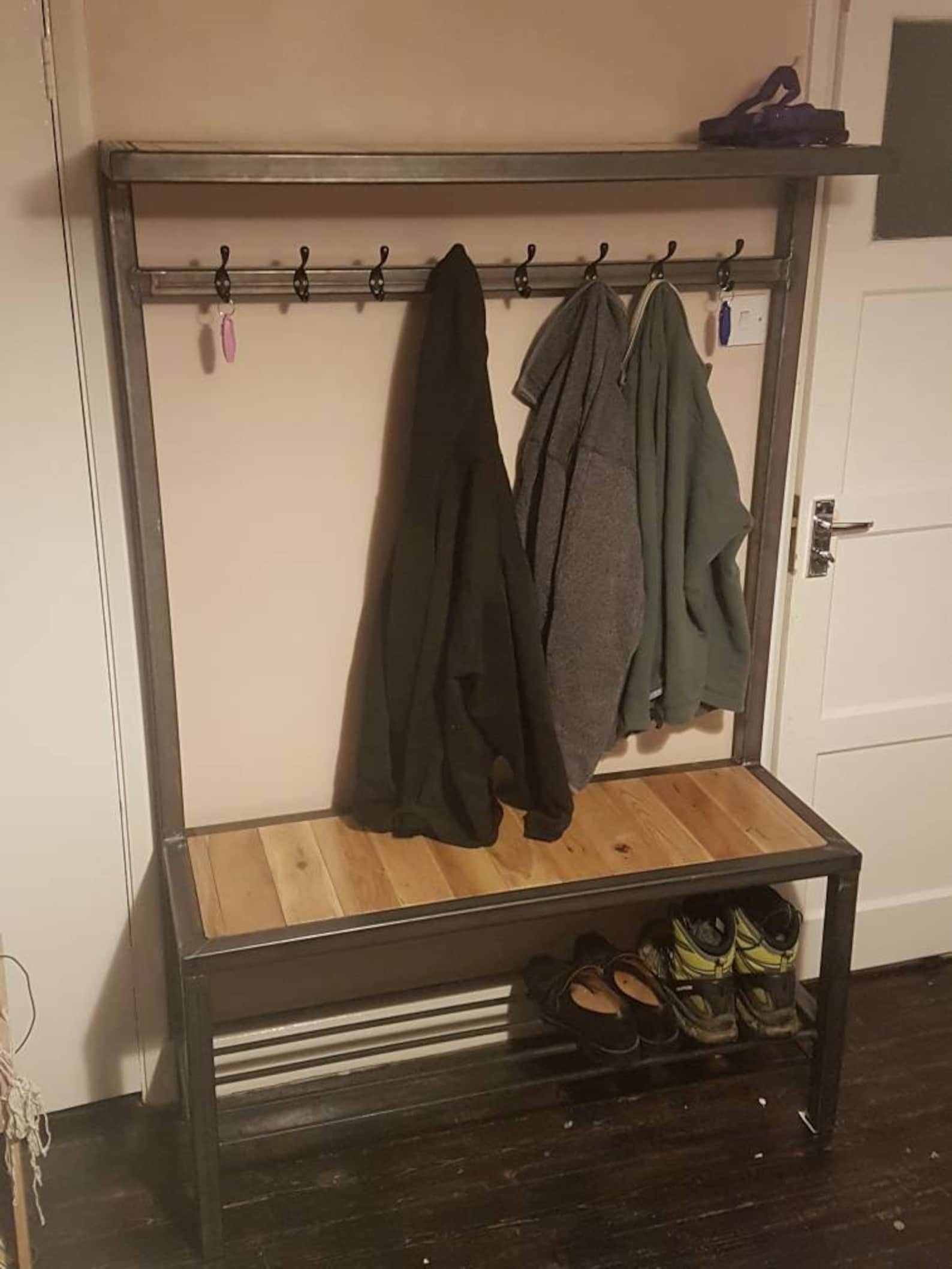 Industrial Style Coat And Boot Rack. Etsy