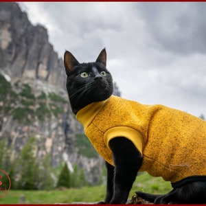 Cat Fleece Sweater Etsy
