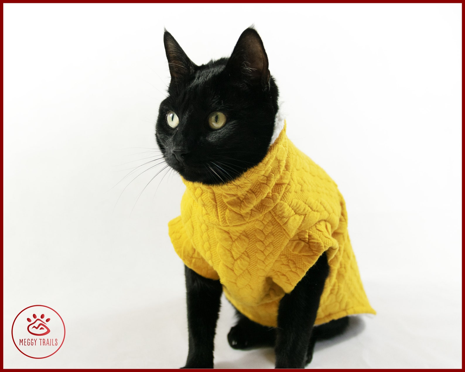 Warm Cat Sweater Cable Knit Cat Sweater Teddy Fleece Cat Etsy