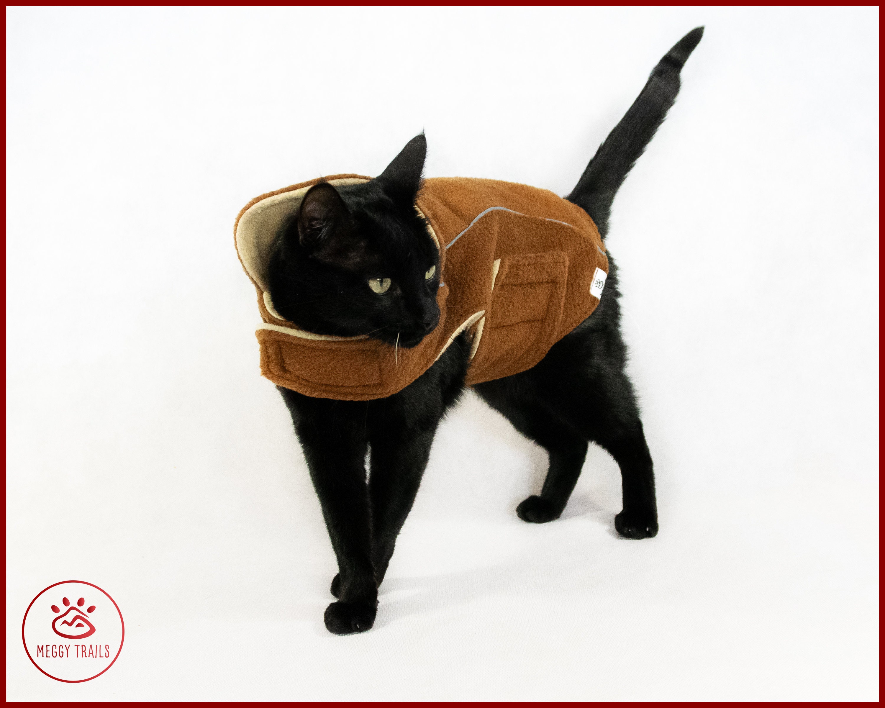 Warm winter CAT JACKET Polar fleece coat for cat Etsy