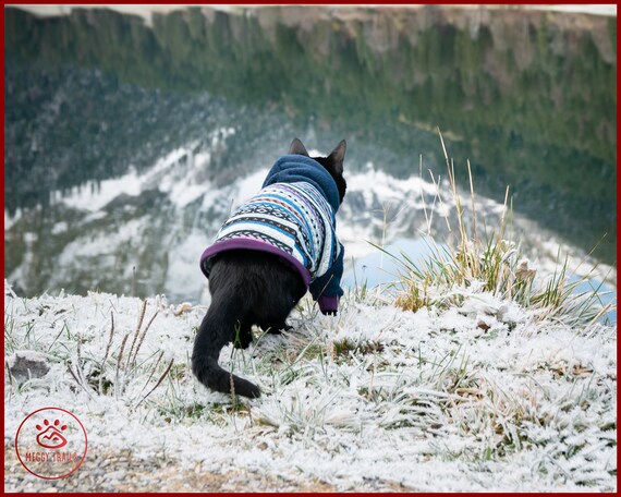 fleece cat sweater