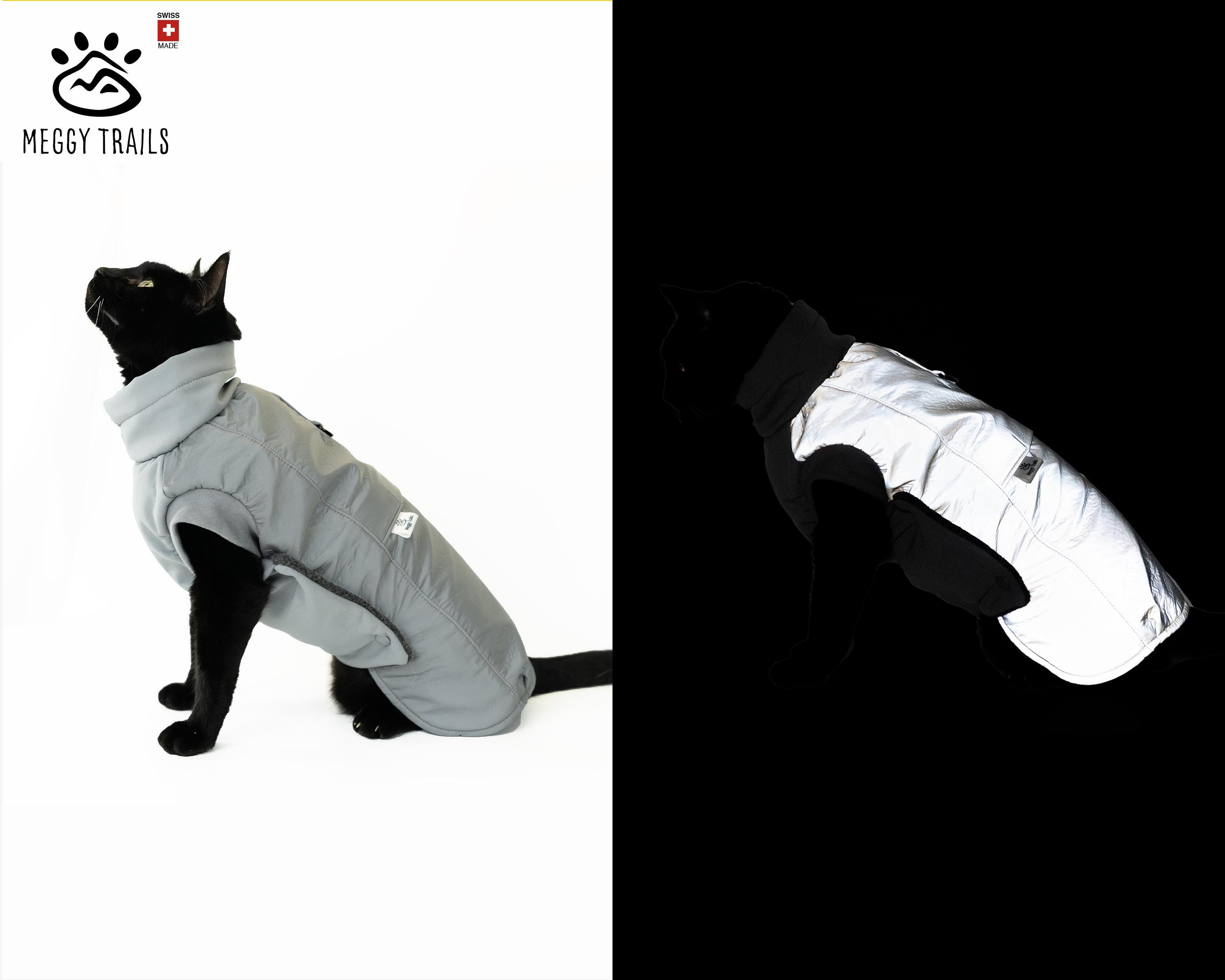 Reflective Softshell Cat Jacket: Handmade Winter Outdoor Coat - Etsy