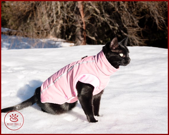 Warm Cat Jacket Softshell Jacket for Cat Waterproof and 