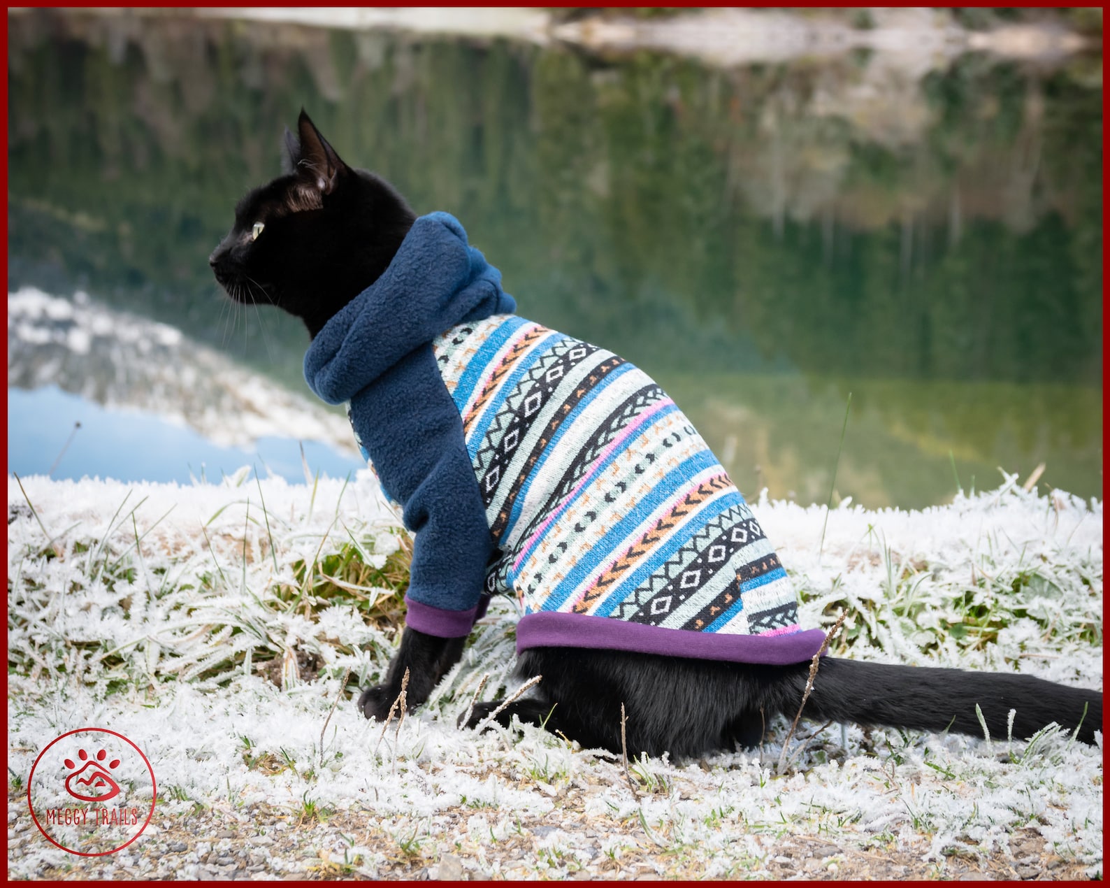 Warm Fleece SWEATER for Cat Knit Optic Fleece Cat Hoodie Etsy