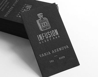 Custom Black Letterpress Card 100pcs 5x9cm Business Cards Custom Clothing Hang Tags 100pcs Letterpress Hang Tags Handmade Swing Tags