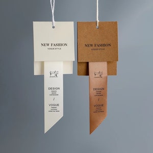 1000 benutzerdefinierte faltbare Hang Tags, Kleidung Hang Tags, Composing Hang Tags, Jeans Hang Tags, Preisschilder, Kraft Swing Tags, Kleidungsstück Tags, Geschenkanhänger