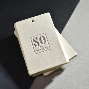 500 Etiquetas de pendurar em relevo Etiquetas de pendurar de roupas personalizadas, Etiquetas de embalagem de produtos, Etiquetas de balanço, Etiquetas de bolsa, Etiquetas de joias, Etiquetas simples, Etiquetas de preço