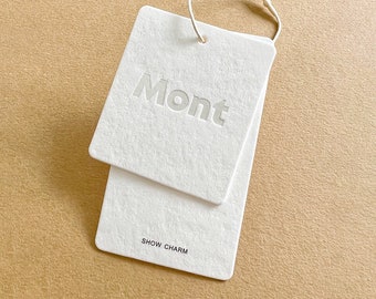 500 Custom Double Hang Tags, Clothing Hang Tags, Product Tags, Price Tags, Swing Tags, Composing Hang Tags, Garment Tags, Accessory Tags