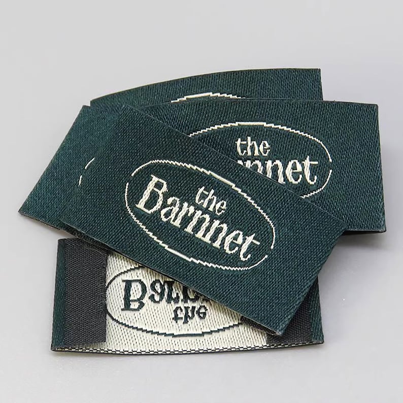 Custom Clothing Woven Labels 1000pcs, Custom Clothing Labels, Sew on ...