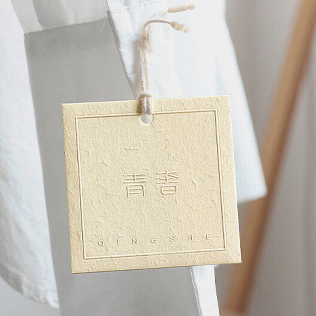 100/200/500 Custom Embossed Hang Tags,embossed Tags for Clothing