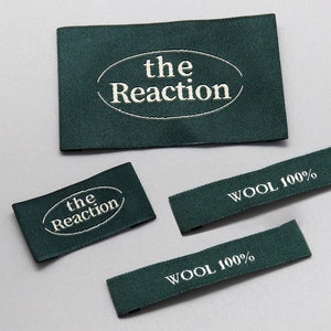 Custom Clothing Woven Labels 1000pcs, Custom Clothing Labels, Sew on Labels, Fabric Sewing Labels, Personalized Labels, Fabric Woven Labels
