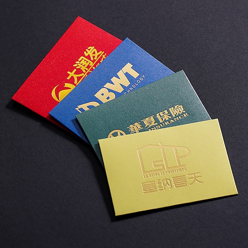50pcs Gift Card Envelopes 7x10cm Custom VIP Card Envelopes 26 Colors ...