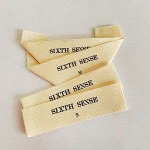 1000 Custom Cotton Clothing Sewing Labels, Clothing Labels, Sewing Labels, Sewing tags, Neck labels, Custom Cotton labels