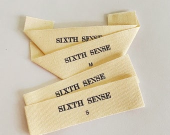 1000 Custom Cotton Clothing Sewing Labels, Clothing Labels, Sewing Labels, Sewing tags, Neck labels, Custom Cotton labels