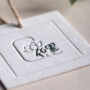 100pcs Custom Thick Letterpress Hang Tags Swing Tags Hang Tag Custom Clothing Hang Tags Thick Paper Hang Tags Product Clothing hang Tags
