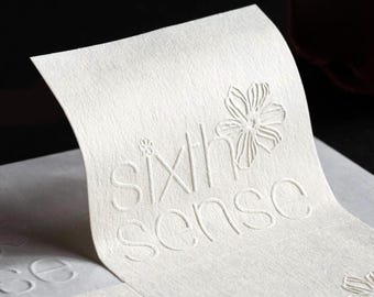 Embossed Sticker 3cm Custom Logo Blind Raised Embossing, Personalized Logo 1.2&quot; Stickers Wedding Stickers, WholesaleGift Packaging stickers