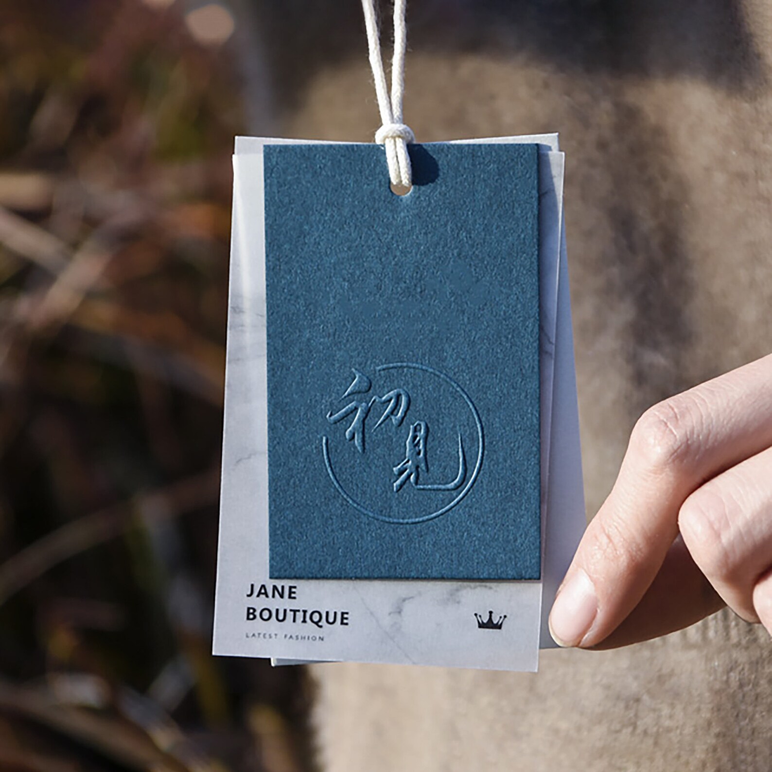 500 Embossing Clothing Hang Tags, Custom Paper Hang Tags, Simple Tags ...