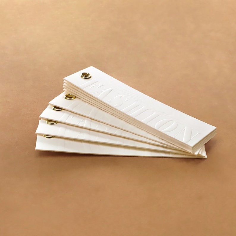 1000 Custom Composing Hang Tags With Eyelets Double Tags Etsy