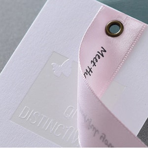 1000 Custom Ribbon Tags Custom Clothing Hang Tags With - Etsy