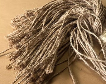 500pcs Jute Strings, Jute Ropes, 28cm length Strings, Hang Tags Strings, Jute Cord, Handcrafted Binding Hang String