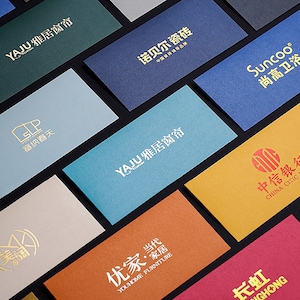 50pcs Custom Envelopes 22x11cm High-End Gold foiled Invitation Envelope Company Advertising Envelope Formal Envelope Custom Company Envelope