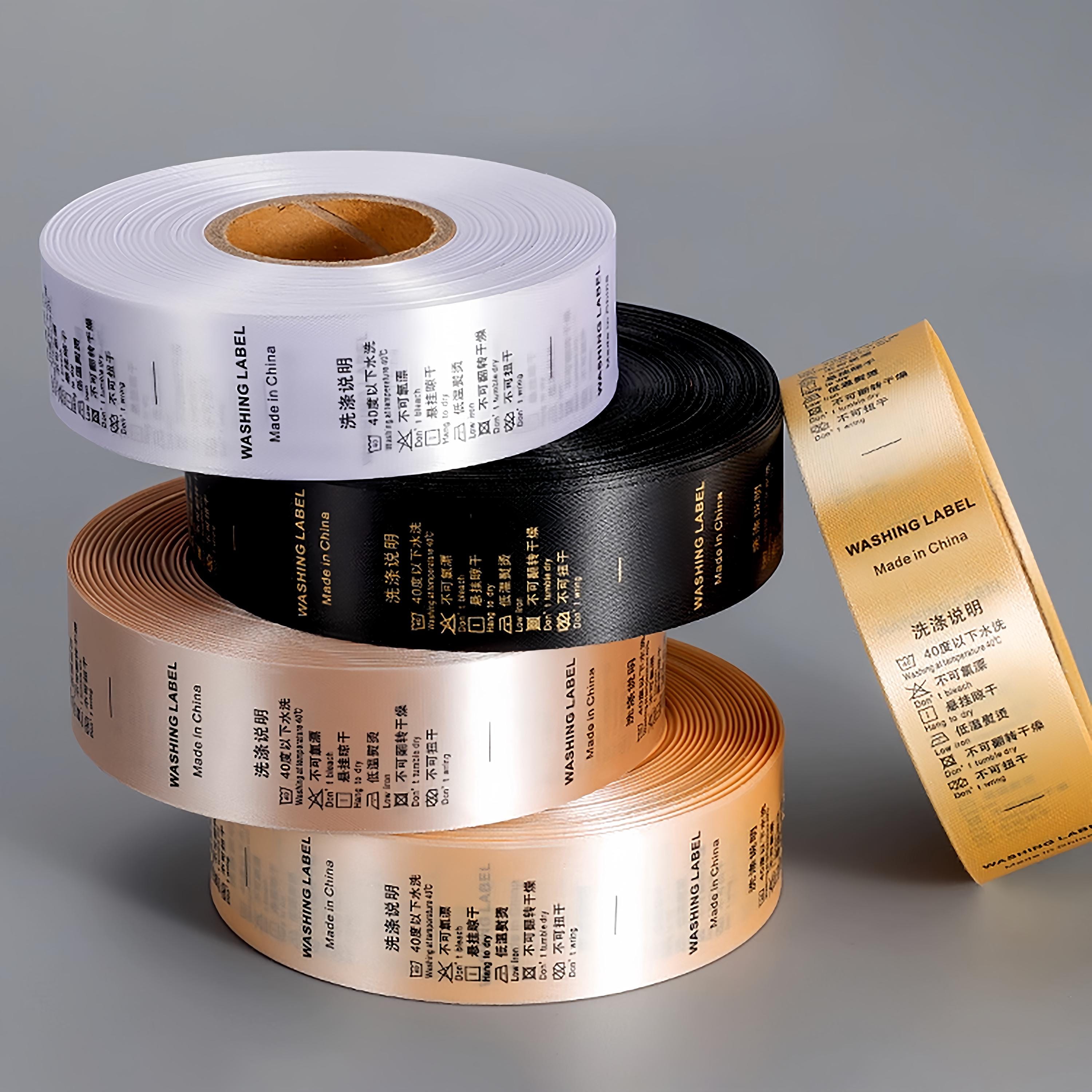 500 Custom Care Labels Clothing Wash Labels Sewing in Labels Sewing on ...