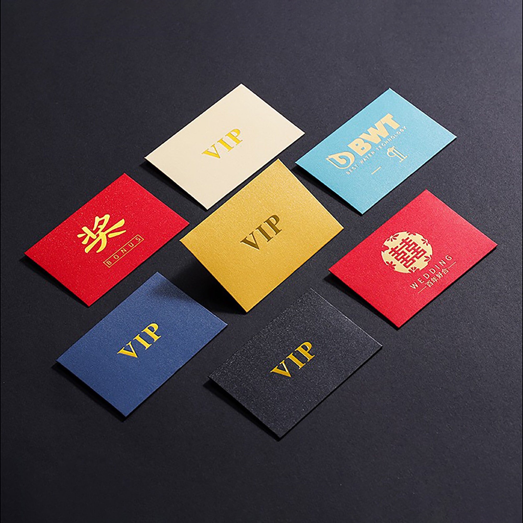 50pcs Gift Card Envelopes 7x10cm Custom VIP Card Envelopes
