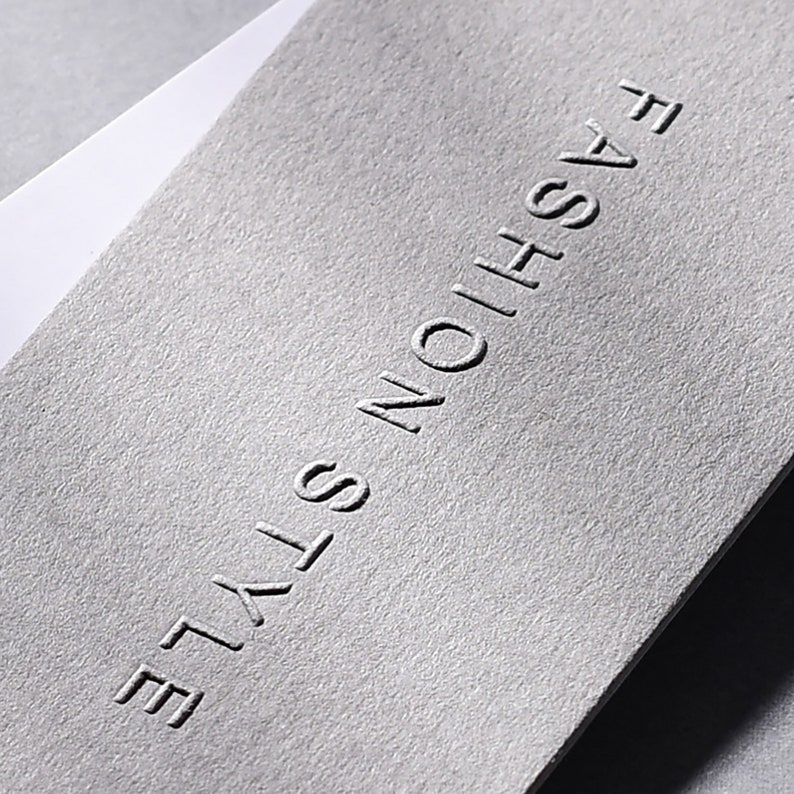 500 Custom Gray Hang Tags Embossing Hang Tags Paper Hang - Etsy