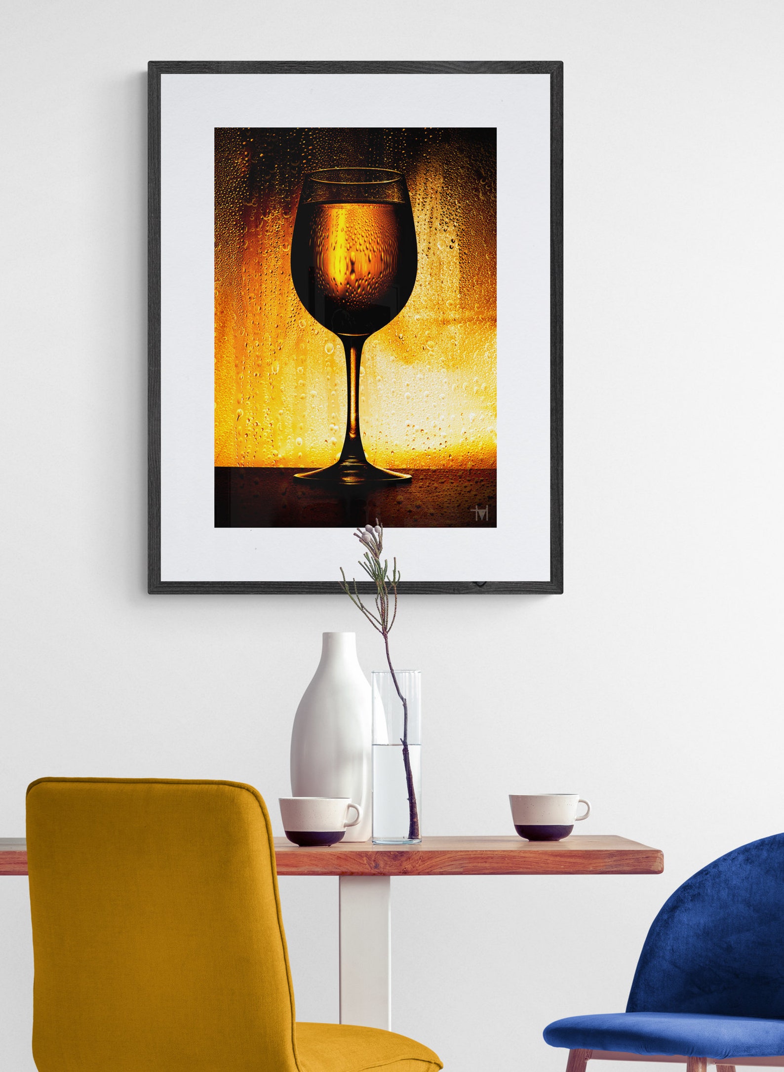Wine Glass Photo Kitchen Wall Art Dining Room Wall Art Etsy