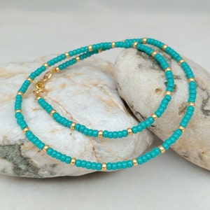 ブレスレット LESS IS MORE blue beads necklace image_b3c86602-ae80-4b05-8e27-