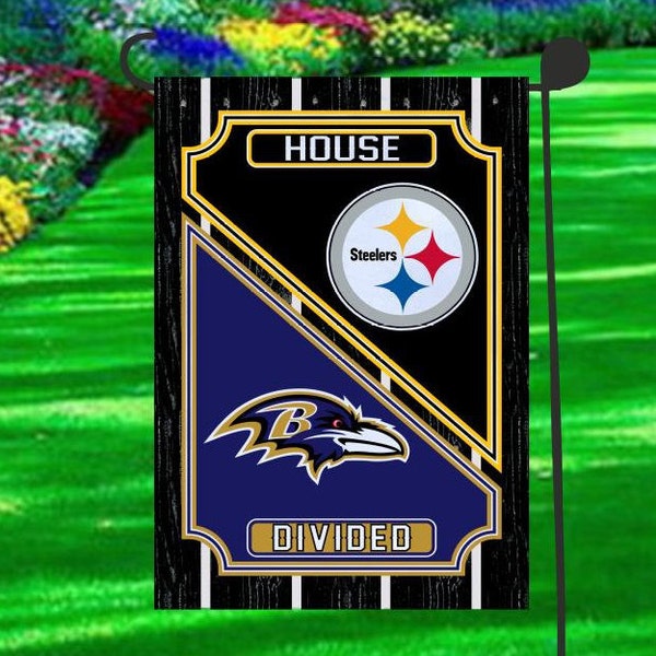 House Divided Garden Flag