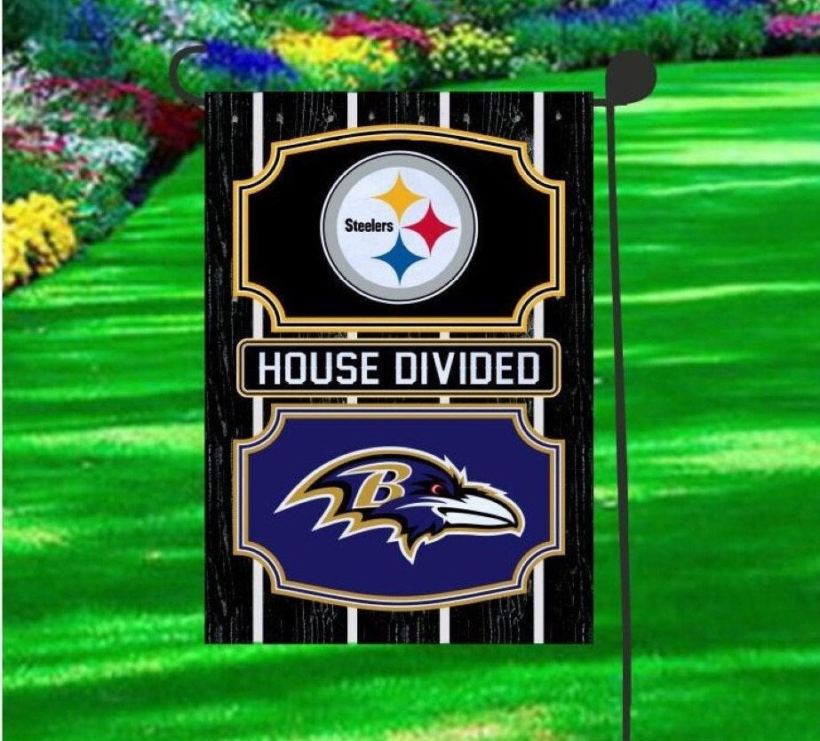 House Divided Center Garden Flag