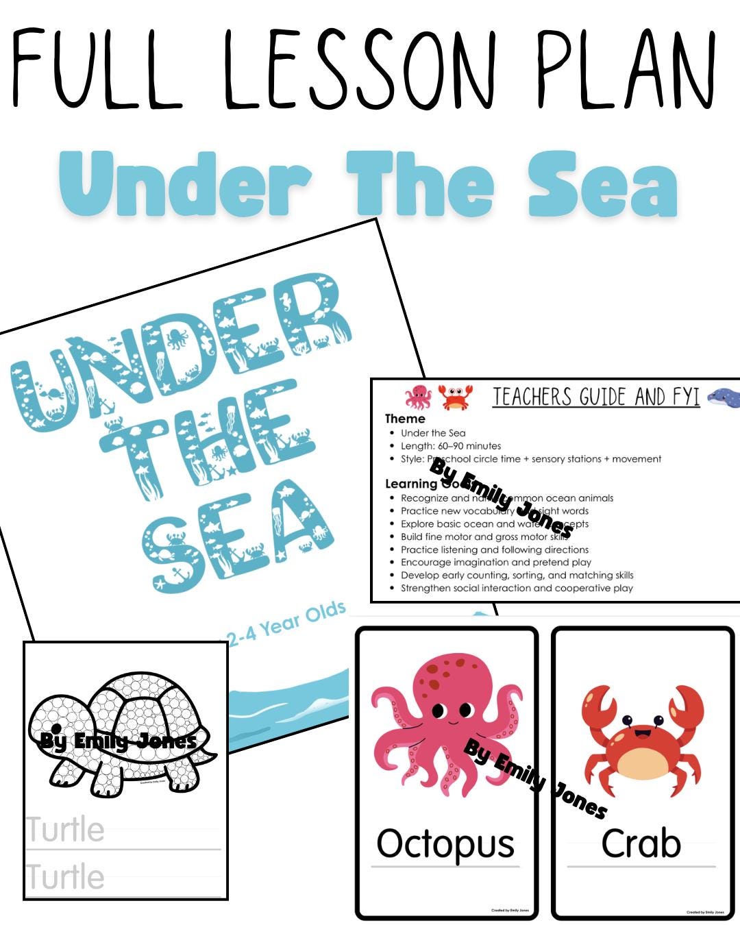 Preschool Ocean Lesson Plan | Under the Sea Activities for Ages 2-4 ...