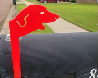 Wymiana flagi skrzynki pocztowej dla labradora Golden Retriever | Skrzynka pocztowa dla psa | Flaga pocztowa dla zwierząt | Dekoracyjna skrzynka pocztowa