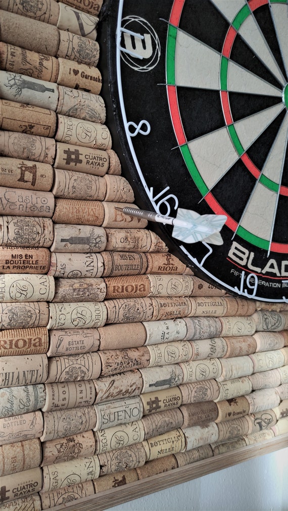 Cork Dart Board Wall Protection / Catch Ring With Dartboard 