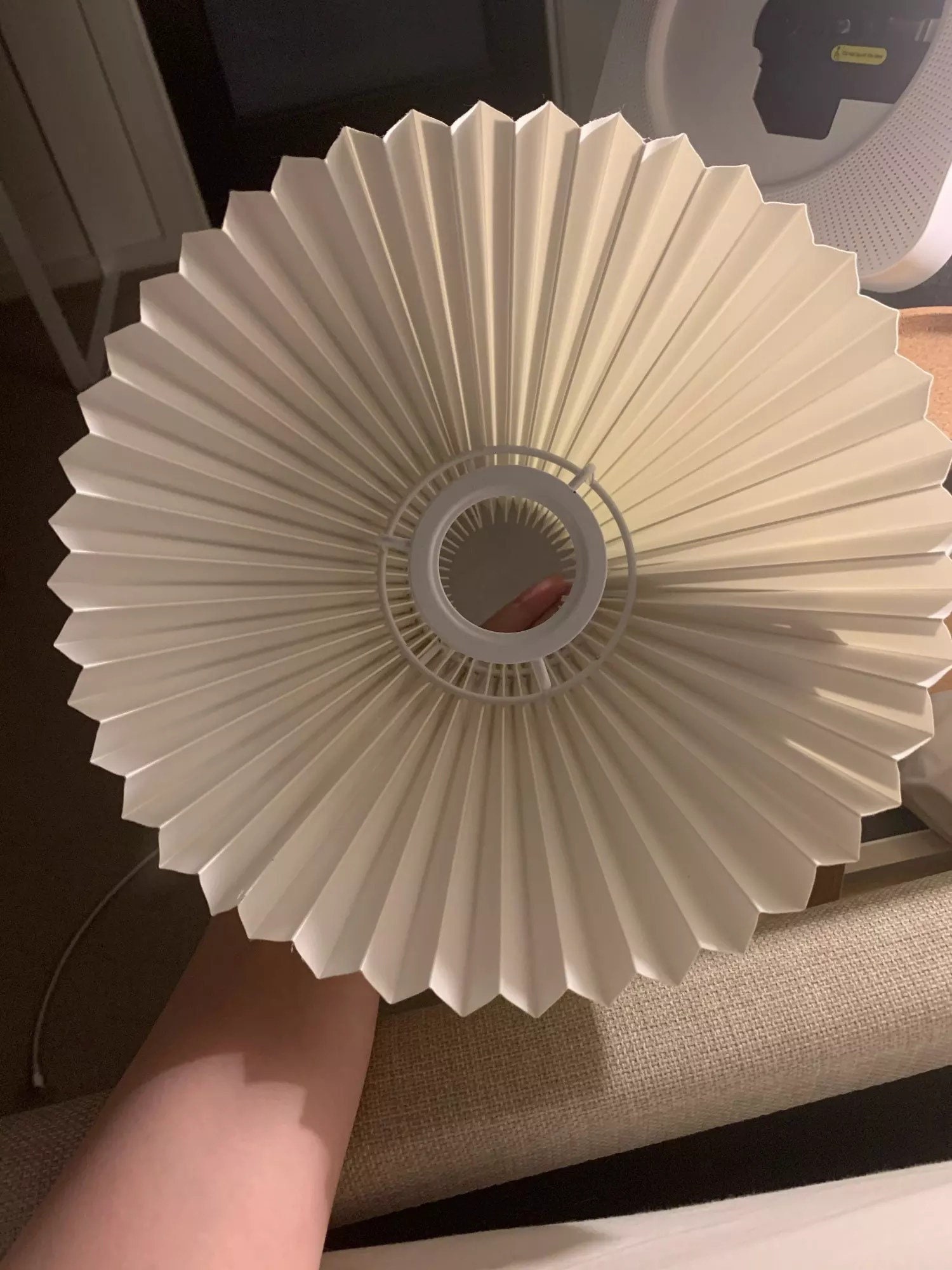 Pleated Vinyl Lamp Shades DIY Pleated Lampshade Decorative Etsy Australia