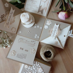 Explosionsbox zur Hochzeit  *VINTAGE*