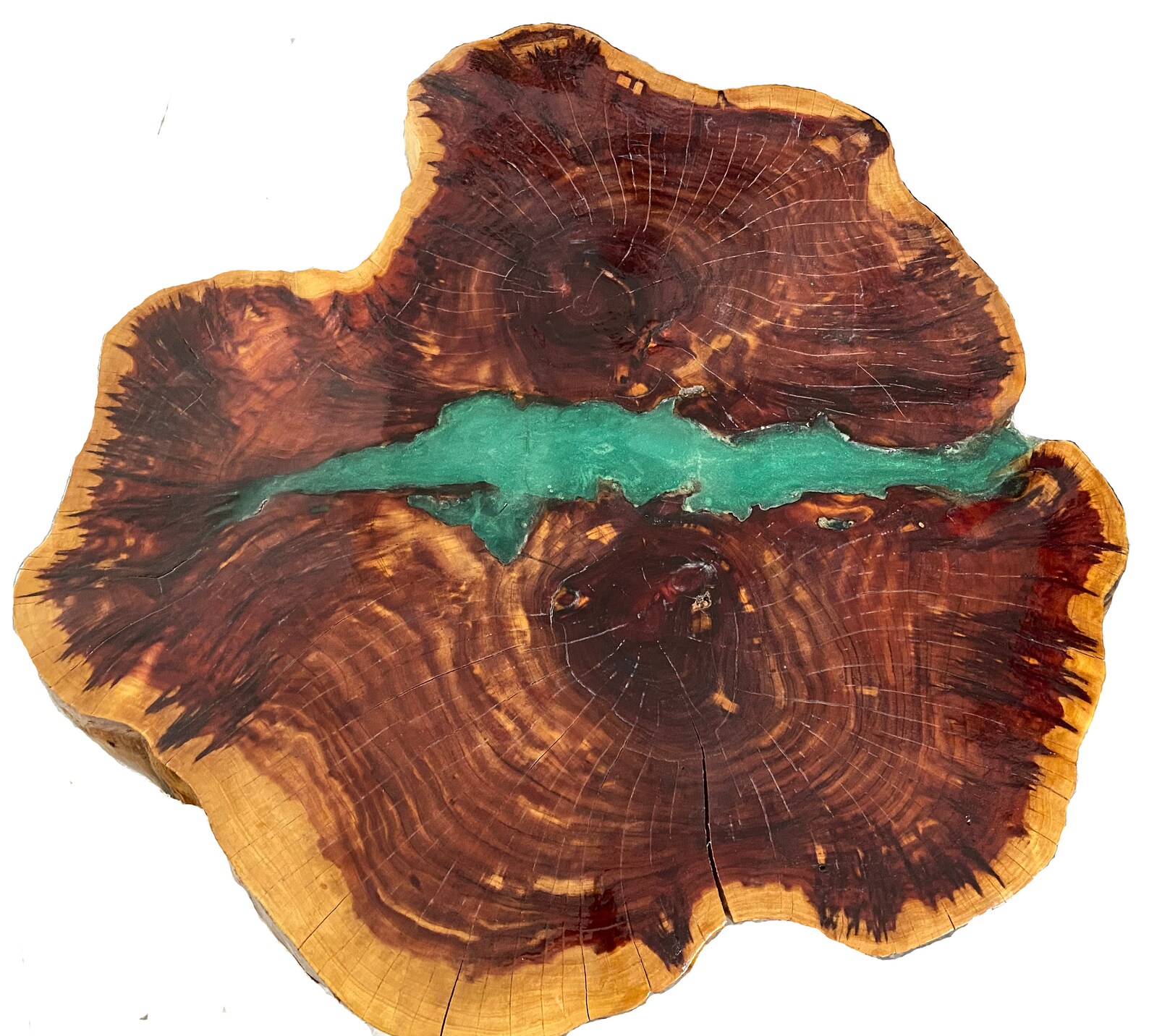 Red Cedar Side River Table Etsy