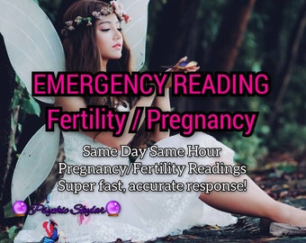 EMERGENCY Fertility Pregnancy Reading Same Day Same Hour Tarot Reading