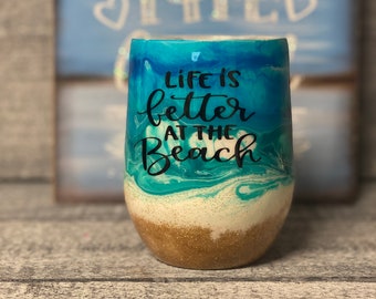 Beach Wine Tumbler