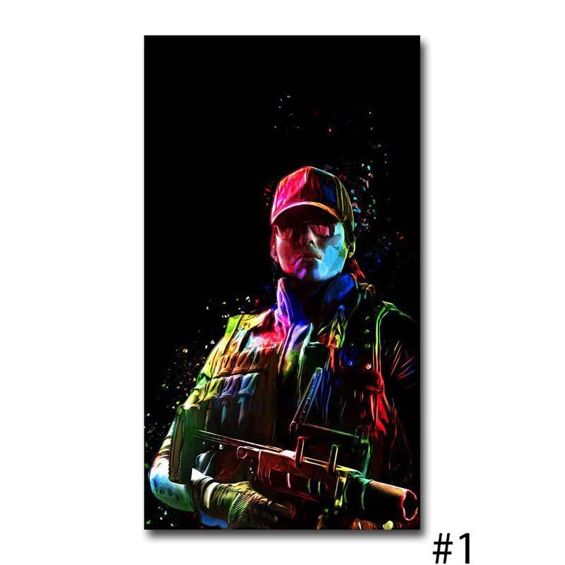 Rainbow Six Siege Poster R6 Print Video Game Poster Tom | Etsy