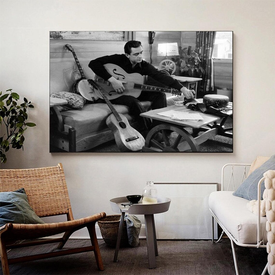 Johnny Cash Wall Art Johnny Cash Poster Johnny Cash Print Etsy