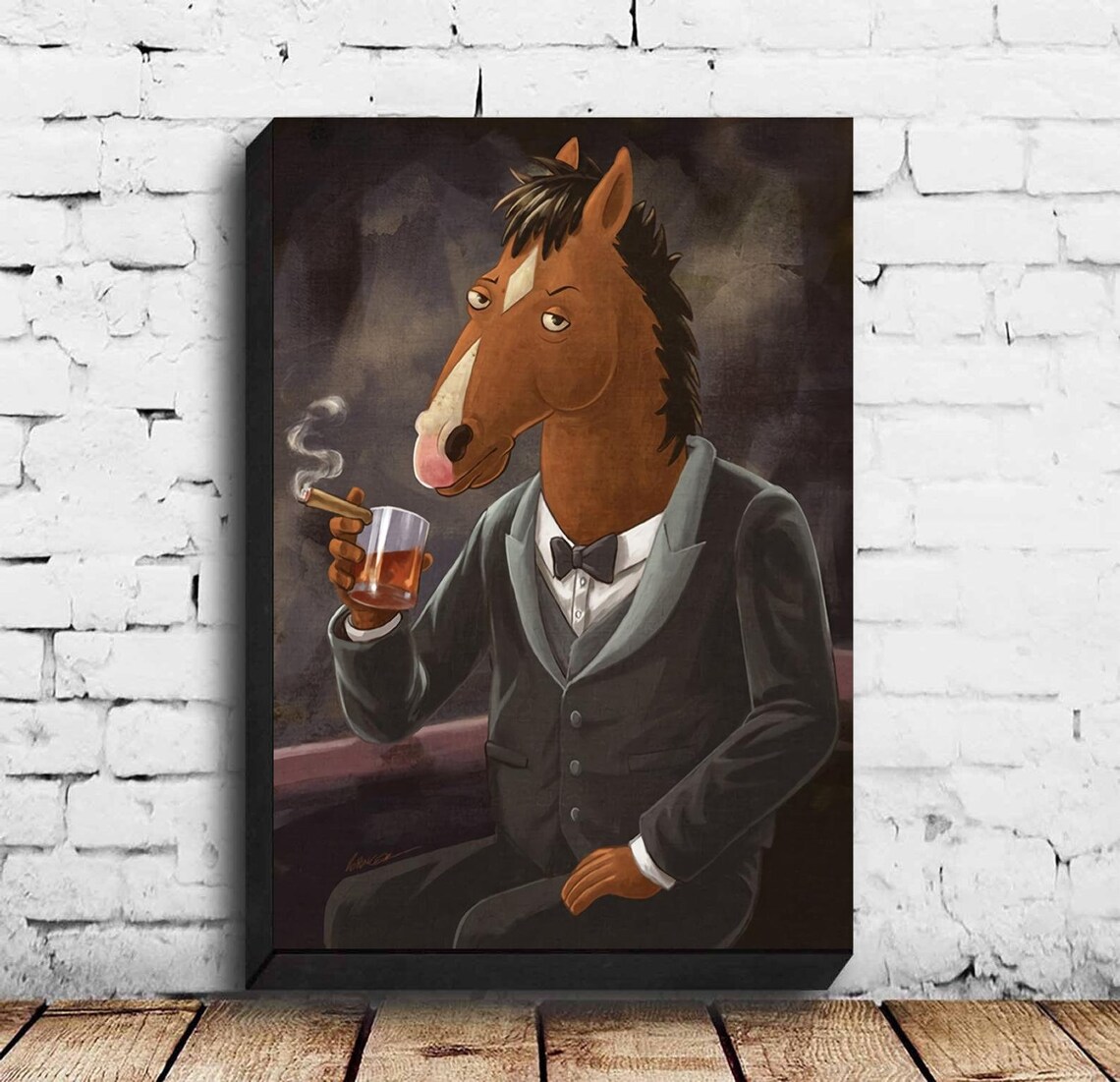 Bojack Horseman Wall Art Bojack Horseman Poster Bojack Etsy