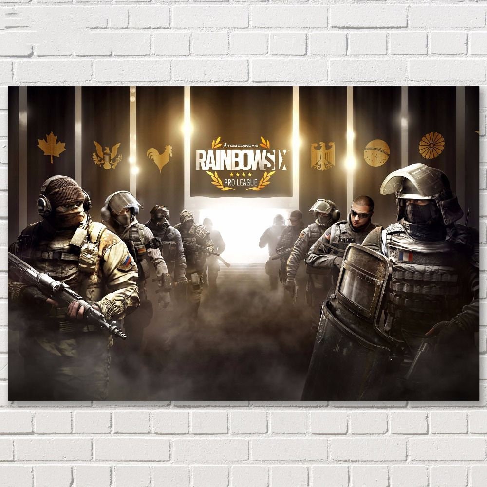Rainbow Six Siege Gaming Art Skull Rain Video Game Poster R6 | Etsy