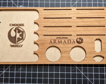 LARGE CARD FORMAT Star Wars Armada Capital Ship Organizer Tray