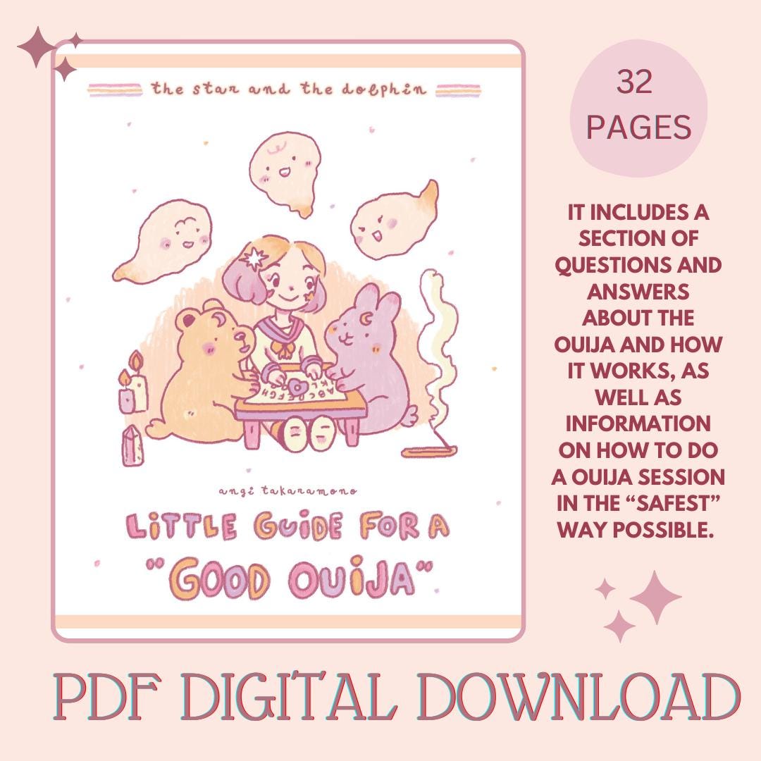 Ouija Board Pdf Digital Download Guide Book Pdf Spirit Board Manual