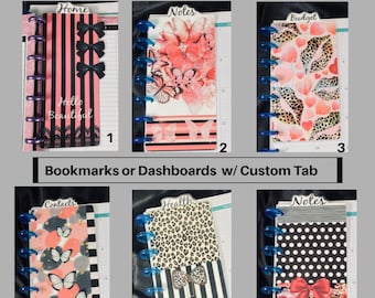 Leopard Print Planner Dashboard: Handgefertigter Tabbed Organizer